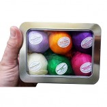 Bath-Bombs-Gift-Set-6-All-Natural-Assorted-Essential-Oil-Bath-Bombs-Infused-with-Shea-Butter-and-Cocoa-Butter-Enjoy-a-Luxuriously-Moisturizing-Fizzy-Lush-Bath-Perfect-Holiday-Gift-or-Beauty-Gift-for-H-0-4